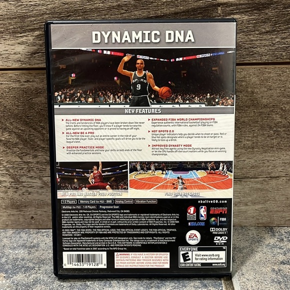 5 for $40 - NBA Live 09 for PlayStation 2 - Picture 4 of 4